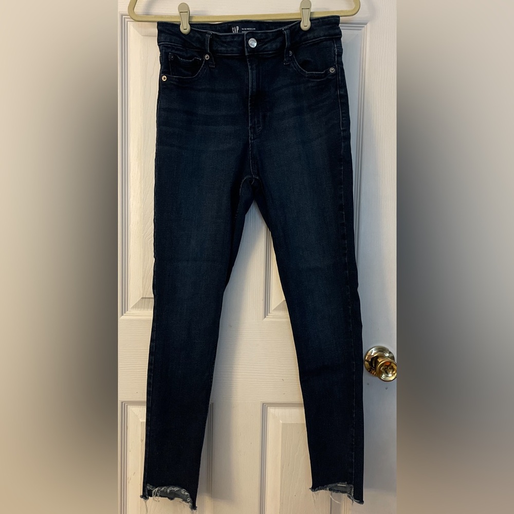 GAP High Rise Shark Bite Jeggings